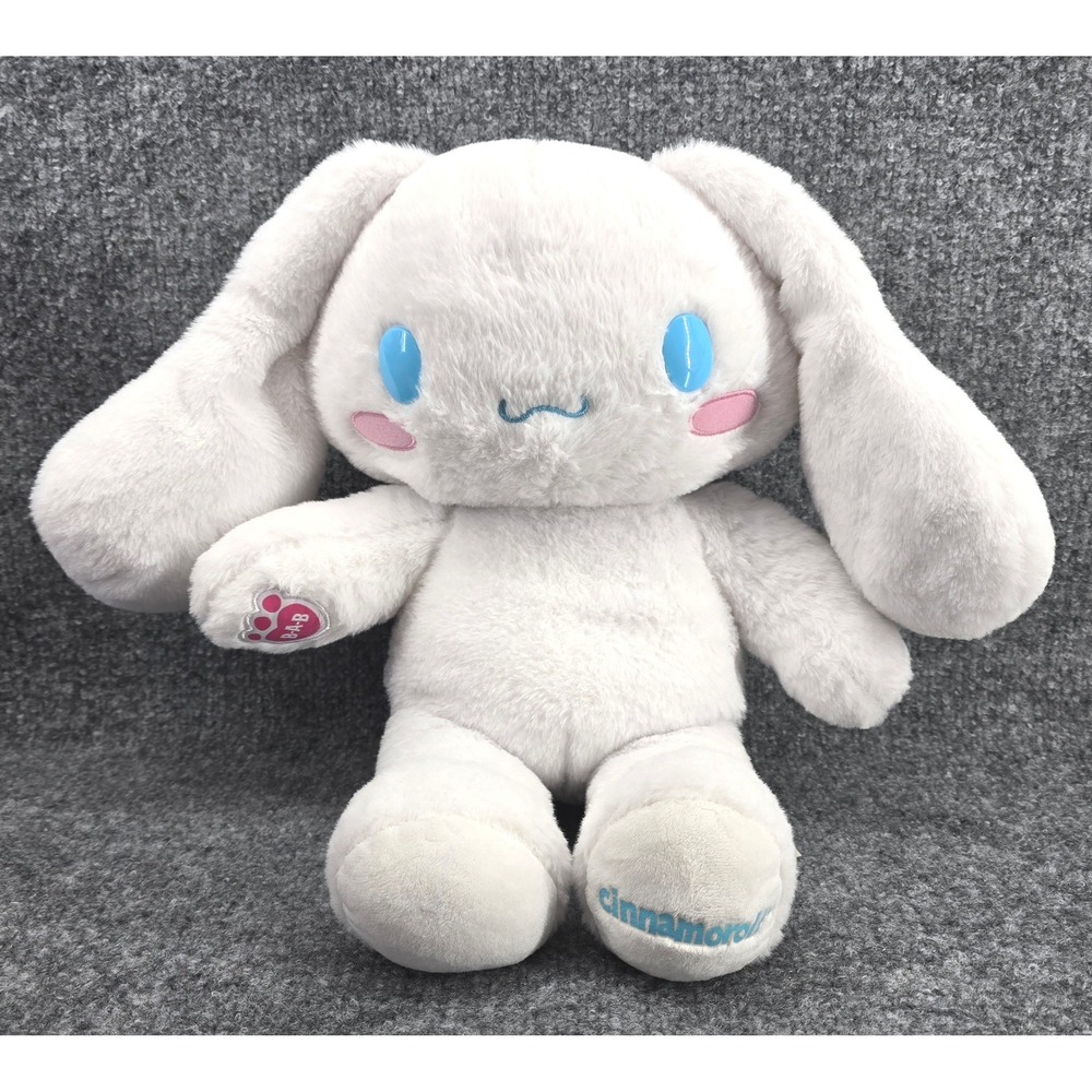 Build-A-Bear Cinnamoroll Plush  White Sanrio Puppy Embroidered Foot